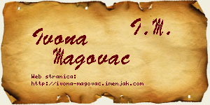 Ivona Magovac vizit kartica